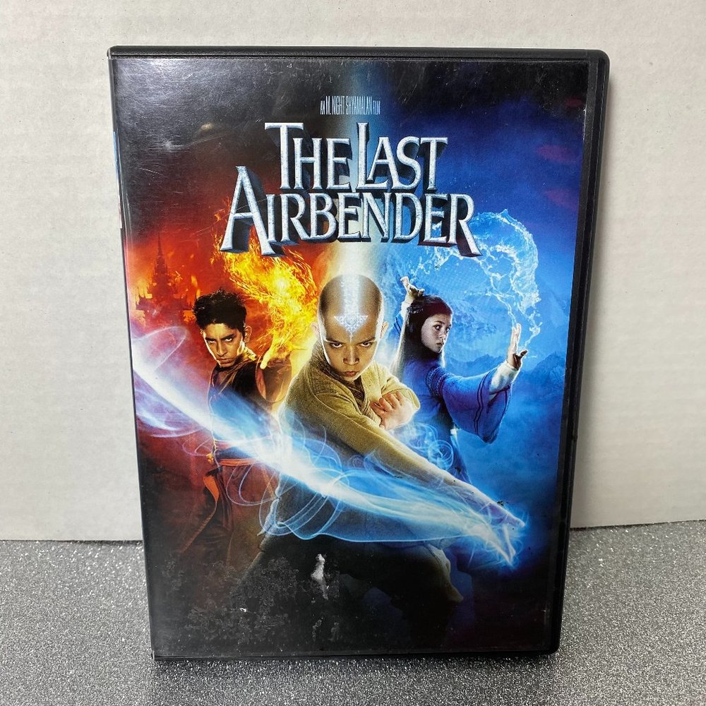 "The Last Airbender" DVD 2010 PG CC Widescreen Movie Nickelodeon Shyamalan Good
